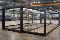 Maison conteneur extensible 20 pieds, préfabriquée, mobile, à structure en acier, pour dortoir de mineurs, cabine mobile