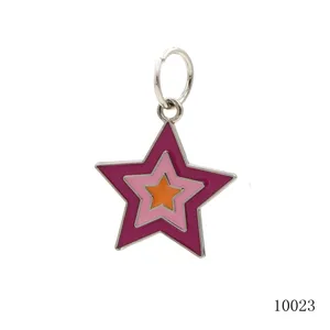 Luxury Handbag Hardware Manufacture Custom Star Logo Charm Bag Accessories Charms For Bags