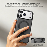 Coque de téléphone ONEPLUS ACE5 & 13 avec bouton de contrôle de caméra IA, support magnétique, finition givrée, antichoc, TPU+PC, couverture mate