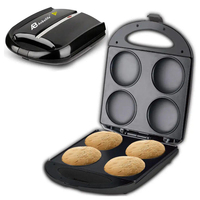 Anbolife Machine à sandwichs grill 4 tranches, machine à gâteaux en forme d'animaux pour cuisine, appareil électrique à sandwichs, gaufres et paninis, fournisseur OEM