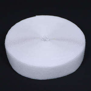 <b>Sew</b> on Self-Adhesive Double Sided Hook and Loop Tape Strong Grip Fasteners White 38mm*25M 25meters/roll - Product Image 2