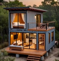 Capsule technologique en structure acier, maison mobile, hôtel de camping extérieur intelligent de style villa, maison d'hôtes personnalisée en forme de pomme