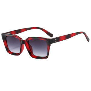 <b>Sunglasses</b> <b>Square</b> Full Rim Gradient Lenses UV400 Retro Style Unisex Adult Decoration 2024 - Product Image 1
