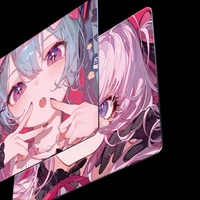 Grand tapis de souris professionnel en verre trempé givré personnalisé pour filles, idéal pour le gaming et les accessoires de bureau
