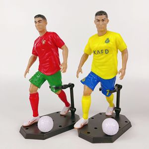 Figura de Estrella del Fútbol Mundial HY, <span class=keywords><strong>Messi</strong></span>, Rombappe, Muñeco Soldado, Adorno de Moda para Jugar - Product Image 4