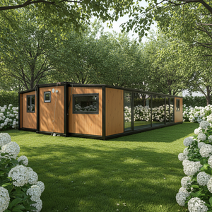 Grande Maison Conteneur Préfabriquée Extensible 20/40 pieds, 2, 3 ou 4 Chambres, Maison Pliante Extérieure Préfabriquée pour la Construction Immobilière - Product Image 1