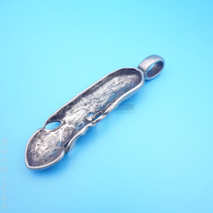 Pendentif en acier inoxydable à thème, design géométrique d'aigle en argent antique pour homme, à porter au quotidien - Product Image 3