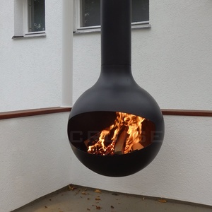 CRUISE 360 °   <span class=keywords><strong>Caminetto</strong></span> Sospeso Decorativo <span class=keywords><strong>per</strong></span> Villa con Rotazione Libera, <span class=keywords><strong>Caminetto</strong></span> Elettronico a <span class=keywords><strong>Carbone</strong></span> 600mm Senza Riscaldamento - Product Image 1
