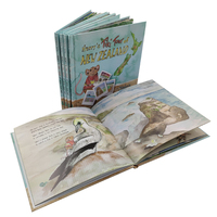 Yüksek kaliteli baskı ciltli çocuk kitap baskı hizmeti özel çocuk kitap karton kitap baskı