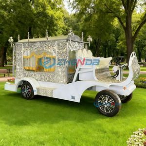 Special Transport Manufacturers Sell Retro Electric Funeral Carriage Coffin Car Hearse and Motorcycle <b>Trailer</b> Hearse Funeral Car - Product Image 2