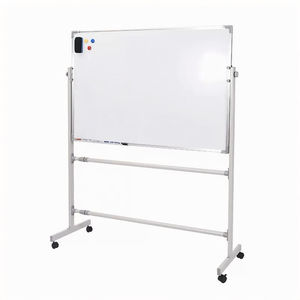 Tableau blanc <span class=keywords><strong>magnétique</strong></span> mobile <span class=keywords><strong>effaçable</strong></span> de type support, pour enfants, enseignement à domicile, bureau, vertical avec roulettes - Product Image 6