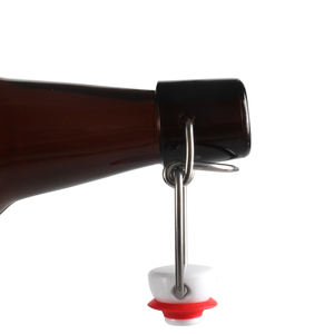 批发1升1000毫升摆顶廉价空琥珀色玻璃啤酒瓶 - Product Image 6