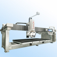 HUALONG machines HKNC-500 Italie CNC Pont Vu 5 Axe Comptoirs 3D Marbre Granit Pierre De Découpe CNC et Fraiseuse