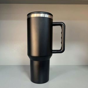 Gobelet de voyage isotherme sous vide 40oz H3.0 avec poignée, couvercle et paille, antidérapant, couleur personnalisée ODM - Product Image 5