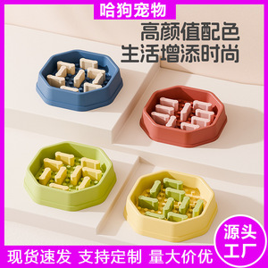 Bol d'alimentation lent réglable pour chats, multifonctionnel, de qualité alimentaire, facile à nettoyer, mangeoire pour animaux de compagnie de forme arrondie - Product Image 5