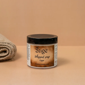 Savon fouetté infusé au cigare de qualité supérieure Sage avec des huiles naturelles et des huiles parfumées, nettoyant corporel moussant luxueux - Product Image 4