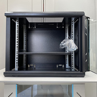 Armoire de serveur réseau métallique personnalisée 9U de 19 pouces, profondeur 600 mm, en stock