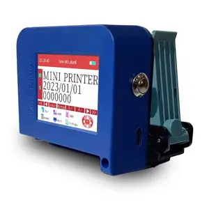 Mini Portable Hand jet Inject Expire Date Printing Machine Inkjet Printer For Cosmetic Plastic Glass Bottles