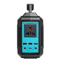 Moulinet de pêche électrique portable à batterie pour l'extérieur, batterie externe CPAP avec station de charge