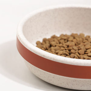 2025 yeni çevre dostu dayanıklı toksik olmayan köpek kase fantezi bambu elyaf buğday saman tasarımcı baskılı kedi köpek besleyici hayvan mama kabı - Product Image 6