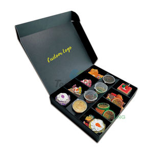 Cajas de Regalo Personalizadas con Bandeja para Servir, Cajas para <span class=keywords><strong>Bizcochos</strong></span> Navideños, Caja Alta para Pasteles, Cajas para Cupcakes, Diseño Personalizado KD-C - Product Image 2