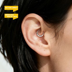 Toposh Hot Sale F136 Titanium verguld Labret Cartilage Daith Helix Tragus Body <span class=keywords><strong>Piercing</strong></span> Sieraden voor Verloving Bruiloft Cadeau - Product Image 5