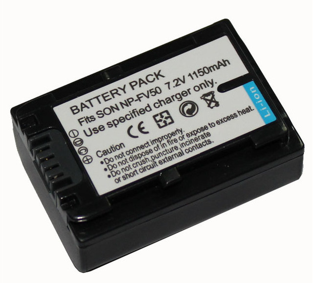 Hot-Selling Battery NP-FV50 1150mAh Replacement Camera Battery for Sony DCR-SR5E DCR-SR7E DCR-SR8E DCR-SR10E