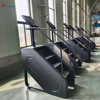 Appareil de fitness commercial électrique en acier, Stepmill vertical pour cardio-training, exercice de grimpeuse et entraînement de force en salle de sport