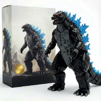 Dragon pour ensemble de blocs de construction en plastique, modèle d'assemblage 3D DIY, kit de puzzle animalier créatif pour la décoration de bureau, pour collectionneurs et tous les âges