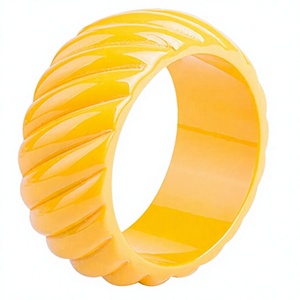 Best Newly Classic Multicolor Resin Acrylic <b>Bangles</b> for Women High Quality Wide Round <b>Bangle</b> Wholesale Party Wedding with Girls - Product Image 3