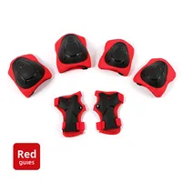 Ensemble de 6 protections pour enfants pour le roller et la trottinette, genouillères et coudières en EVA durables, flexibles et confortables