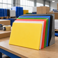 Matériaux d'emballage en PP de qualité industrielle pour entrepôts de vente au détail et distribution, feuilles de plastique ondulé en PP, feuilles de plastique cannelées