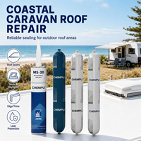 Mastic d'étanchéité élastique pour joint de carrelage de camping-car, imperméabilisant, anti-fuite, pâte épaisse, pour panneaux de toiture métalliques, calfeutrage flexible pour camping-car