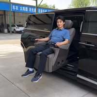 Kursi Mobil Kesejahteraan untuk Penyandang Disabilitas, Kursi Putar Elektrik dengan Kontrol Samping untuk Toyota Alphard Vellfire AH30