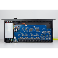 Processeur de son Gooermi LD448 4 entrées 8 sorties FIR DSP, processeur SHARC 64 bits double cœur, ADC 32 bits 768 kHz, PEQ, DEQ, GEQ, contrôle par PC