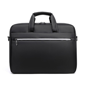 Sac pour ordinateur portable en nylon imperméable, mallette d'affaires, bandoulière, bande réfléchissante, Oxford, personnalisé en cuir PU pour hommes et mallette - Product Image 2