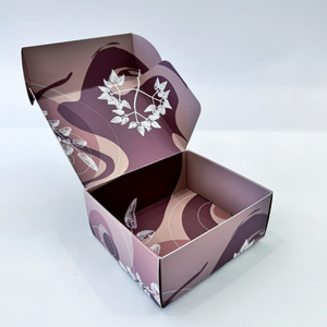 Meilleures ventes, boîtes postales en carton ondulé personnalisées gaufrage en feuille d'or brun pour vernis à ongles, huile, crème pour le visage, emballage de cosmétiques personnalisé - Product Image 4