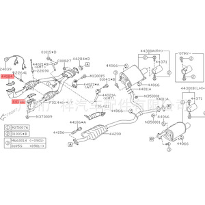Junta de motor Subaru 44011-AG040 para EZ36D EZ30 3.0L H6 DOHC 24V 2003-2009 - Product Image 1