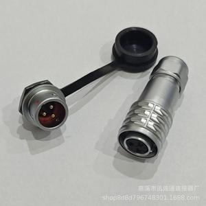 Prise d'Aviation SF12 M12 2 9 Broches à Verrouillage Automatique Push-Pull en Alliage de Zinc Plaqué Or Connecteur en Cuivre - Product Image 4