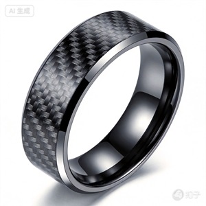Anillos de Fibra de Carbono Tejidos a Medida - Product Image 2
