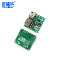 Cargador de Coche de Doble USB de 9V/12V/24V a 5V 3A, Módulo Convertidor Reductor de CC a CC