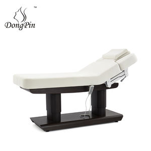 Moderne Elektrische Spa-Massageliege mit 4 Motoren und Heizfunktion aus Holz für Gesichtsbehandlungen im Salon, Hotel oder Wohnzimmer - Product Image 4