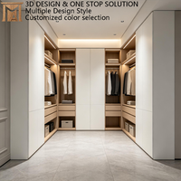 Armoire polyvalente pour chambre à coucher avec plusieurs styles et rangements modulaires pour vêtements