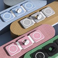 Chargeur sans fil magnétique en tissu personnalisé Chargeur rapide 3 en 1 Station de charge sans fil pliable 15W