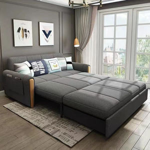 Divano <span class=keywords><strong>Letto</strong></span> Multifunzionale Pieghevole con Capacità di Stoccaggio per Soggiorno, Adatto per Sedersi e Sdraiarsi - Product Image 3