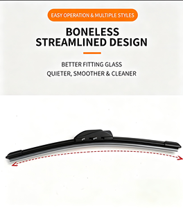 Spazzola Tergicristallo Ibrida con Adattatori Intercambiabili in Gomma per <span class=keywords><strong>Parabrezza</strong></span> - Vendita all'Ingrosso - Product Image 4