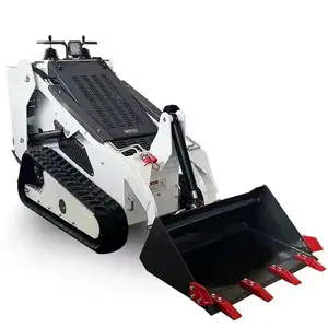 EPA motor Mini cargador Skid Steer Loader máquina de jardín Mini Excavadora hidráulica sobre orugas excavadora con CE