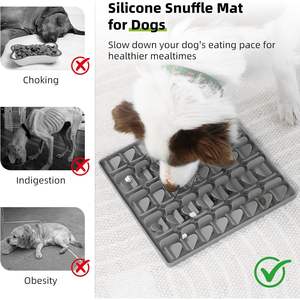 Tapete de Silicona Superdesign para Perros, 12x12 Pulgadas, Tapete de Forrageo Lento, Impermeable, Suministros de Entrenamiento para Mascotas - Product Image 3