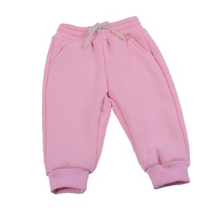 Pantalon de survêtement en coton biologique tricoté épais et respirant pour bébés garçons, avec cordon de serrage et poches, vente en gros OEM/ODM - Product Image 5