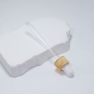 5ml 10ml 15ml 20ml 30ml 50ml 100ml Frosted Clear Essential <b>Oil</b> Glass Dropper <b>Bottle</b> With Plastic Bamboo Dropper Cap - Product Image 4